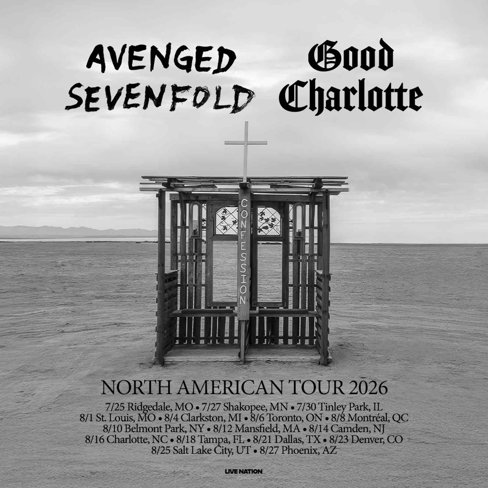 Good Charlotte Motel Du Cap Tour Poster 2026